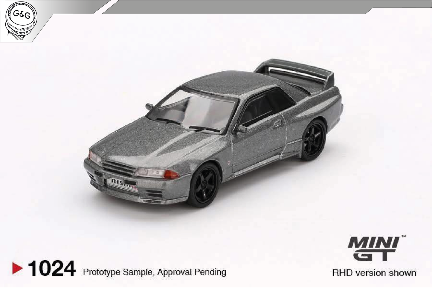 MINI GT 1024 - 1992 NISSAN SKYLINE GT-R (NISMO BNR32 CRS VERSION)