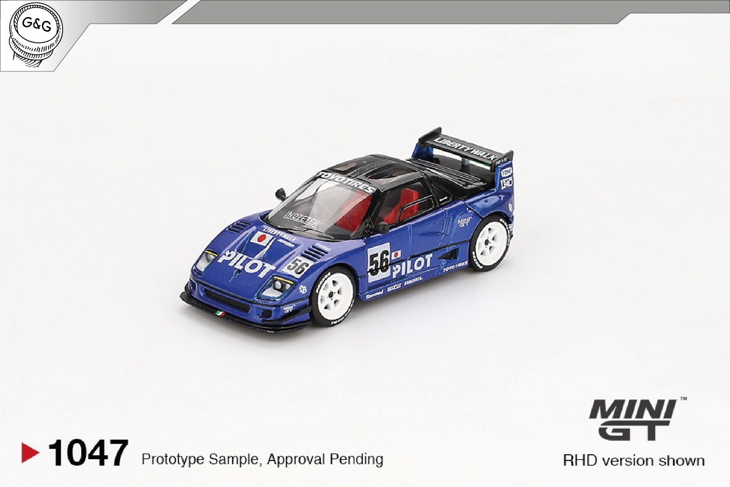 MINI GT 1047 - 2024 MAZDA AZ-1 LIBERTY WALK LB40 *PILOT*