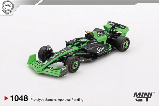 MINI GT 1048 - 2024 KICK SAUBER C44 #24 GUANYU ZHOU F1 CHINESE GP