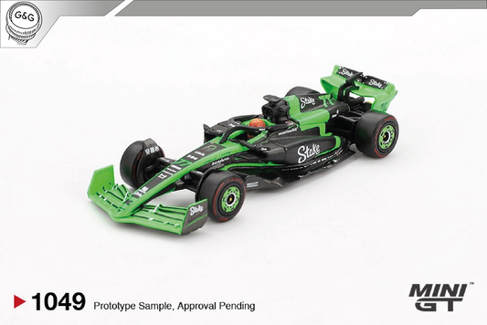 MINI GT 1049 - 2024 KICK SAUBER C44 #77 VALTTERI BOTTAS F1 CHINESE GP