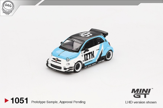 MINI GT 1051 - 2024 FIAT ABARTH 595 LB-WORKS X ABAS WORKS *IZTK*