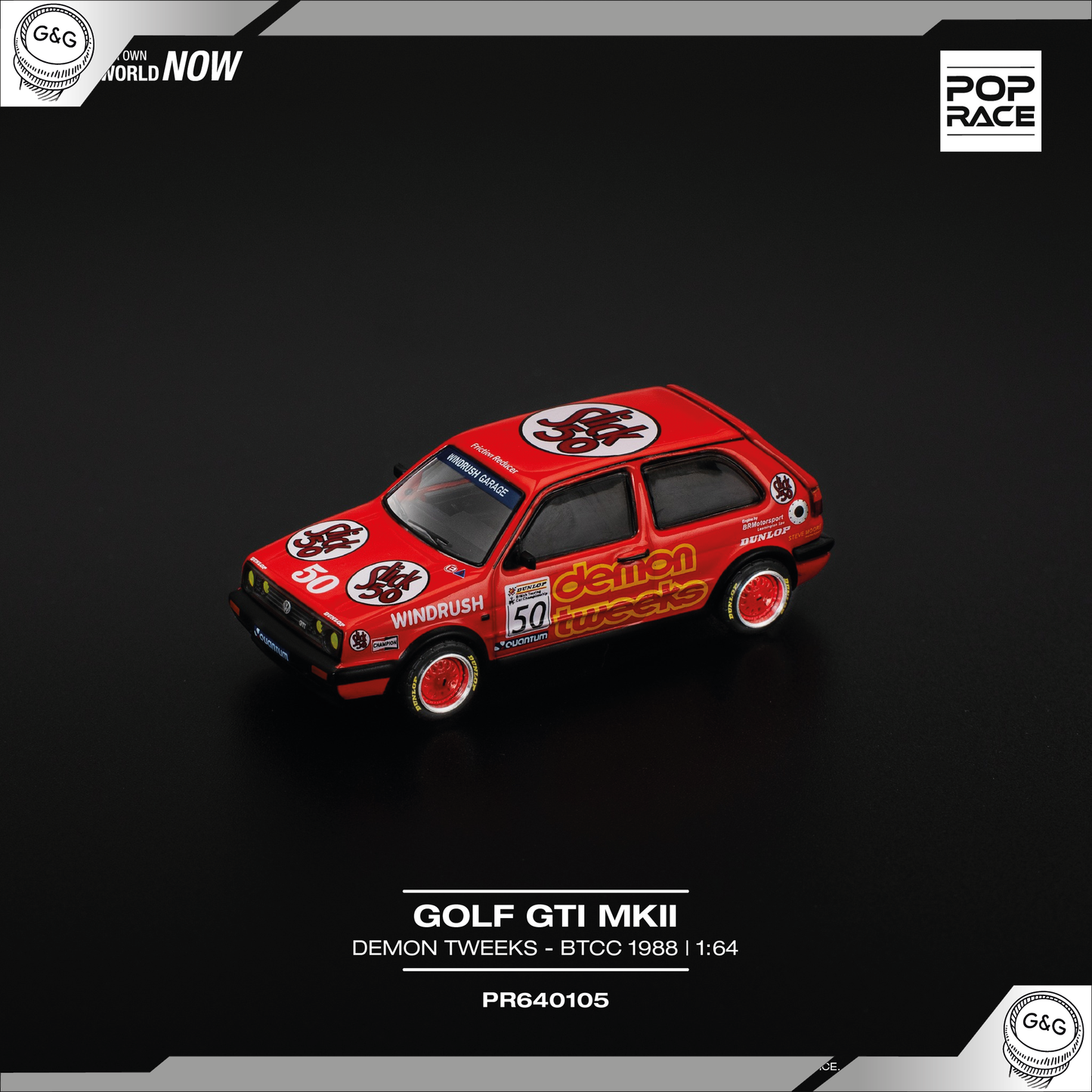 POP RACE - 1988 VOLKSWAGEN GOLF GTI MKII *DEMON TWEEKS BTCC*