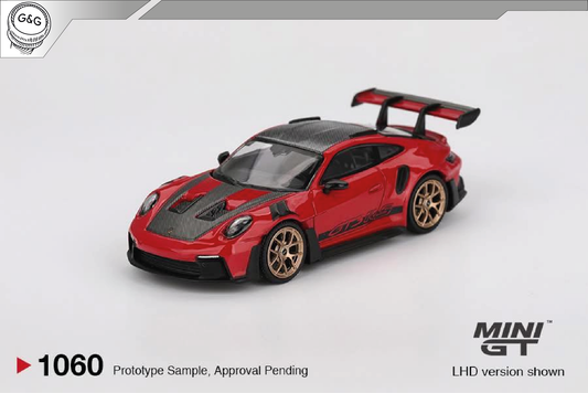 MINI GT 1060 - 2022 PORSCHE 911 (992) GT3 RS WEISSACH PACKAGING