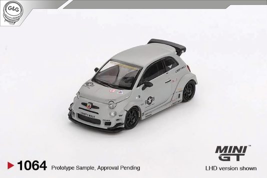 MINI GT 1064 - 2024 FIAT ABARTH 595 LB-WORKS X ABAS WORKS FIGHTERS