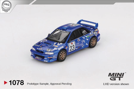 MINI GT 1078 - 2000 SUBARU IMPREZA WRC99 ACROPOLIS RALLY #23