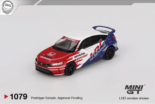 MINI GT 1079 - 2024 HONDA CIVIC TYPE R PACE CAR HRC