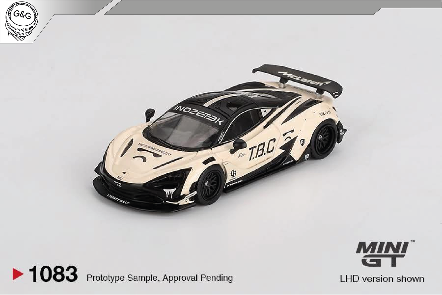 MINI GT 1083 - 2024 MCLAREN 720S LB-WORKS THE BORING CONCEPT