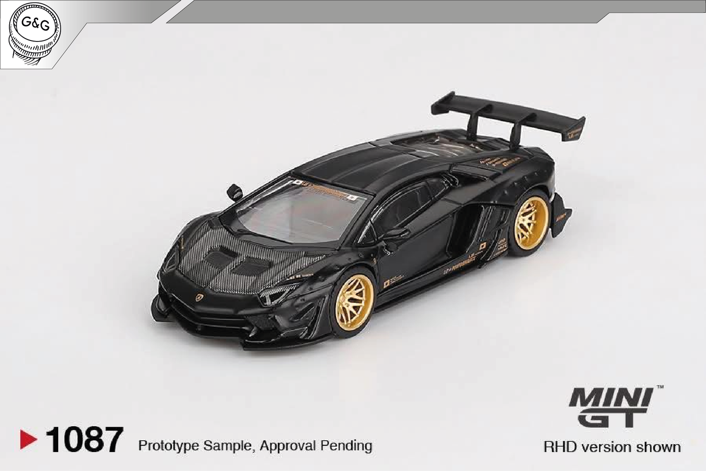 MINI GT 1087 - 2025 LAMBORGHINI AVENTADOR LB-WORKS LIMITED EDITION