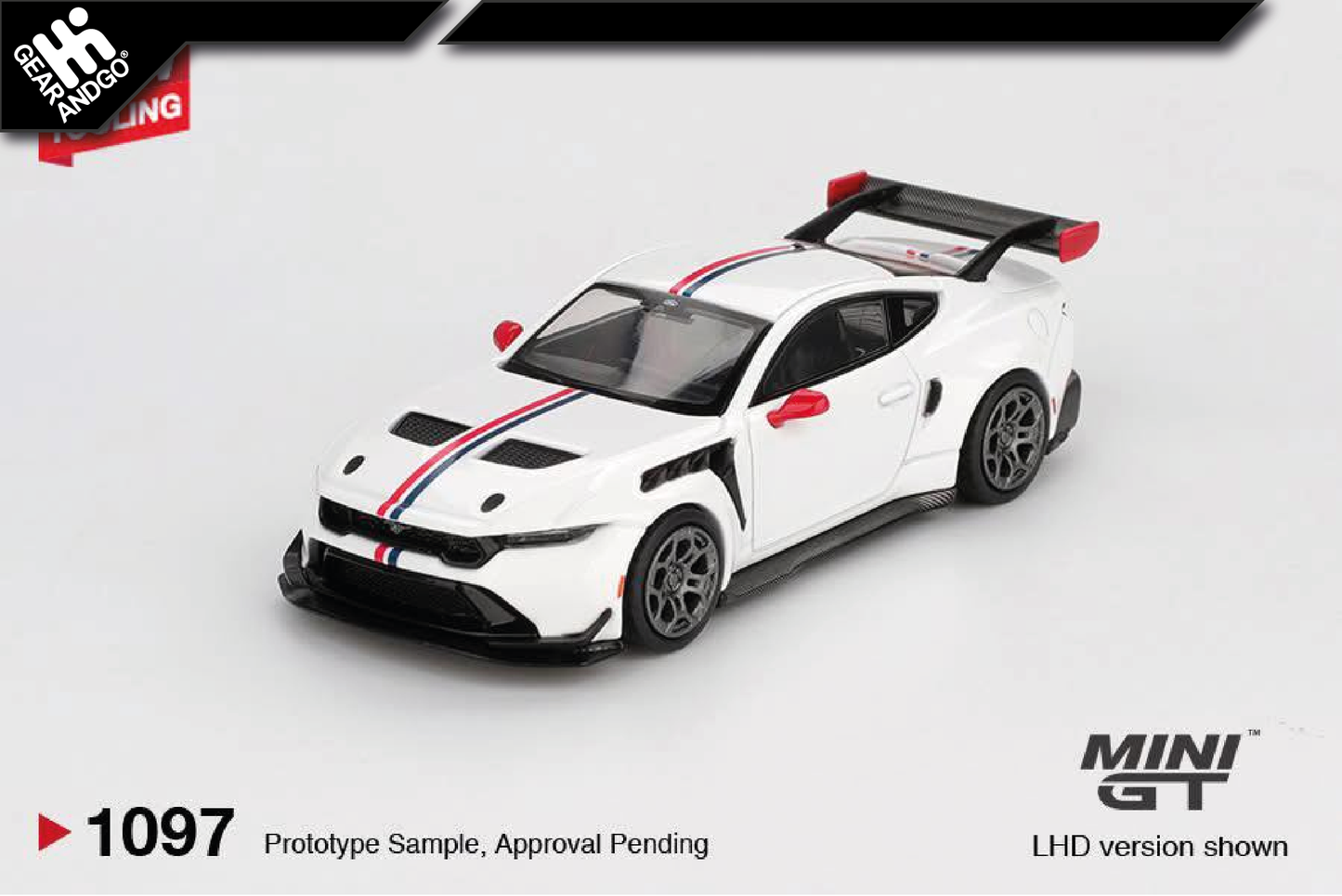 MINI GT 1097 - 2025 FORD MUSTANG GTD SPIRIT OF AMERICA