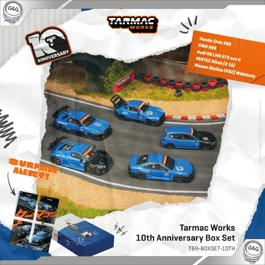 TARMAC - 10TH ANNIVERSARY BOX SET *TARMAC WORKS 10TH ANNIVERSARY*