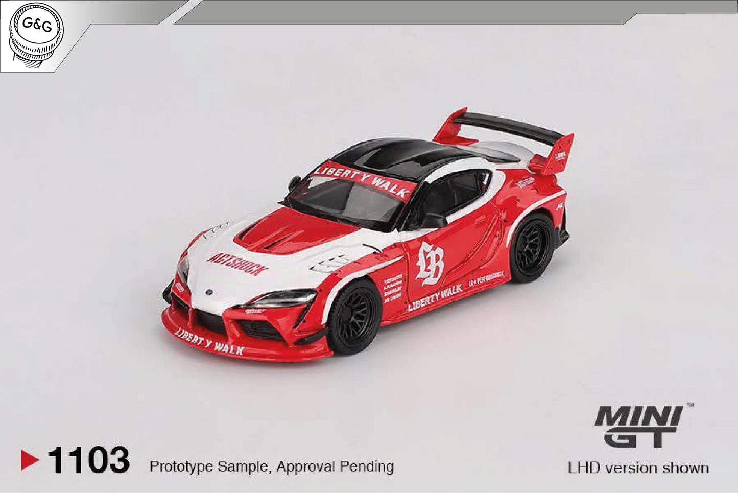 MINI GT 1103 - 2025 TOYOTA GR SUPRA *LB-WORKS*