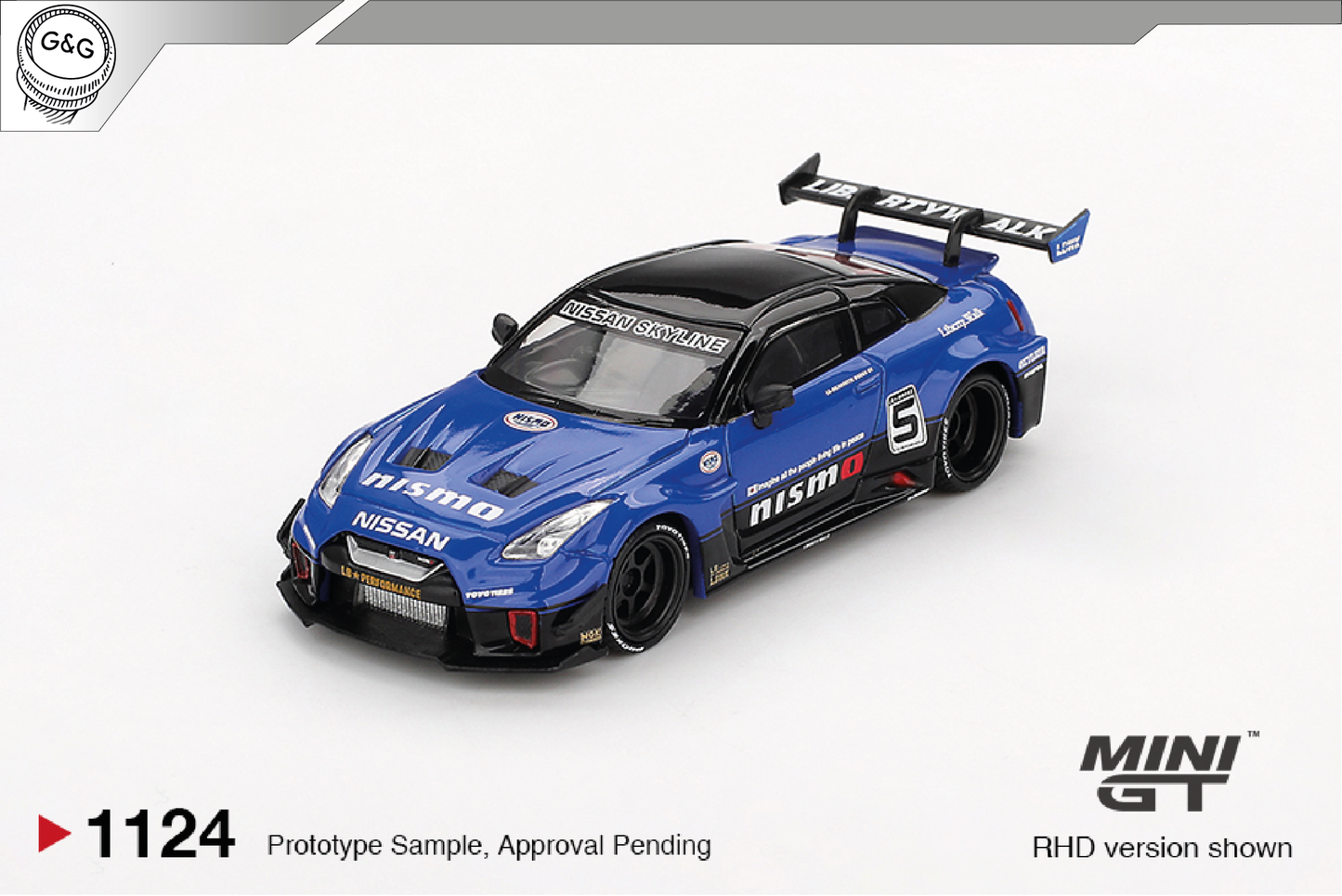 MINI GT 1124 - 2025 NISSAN GTR R35 LB-SILHOUETTE WORKS GT