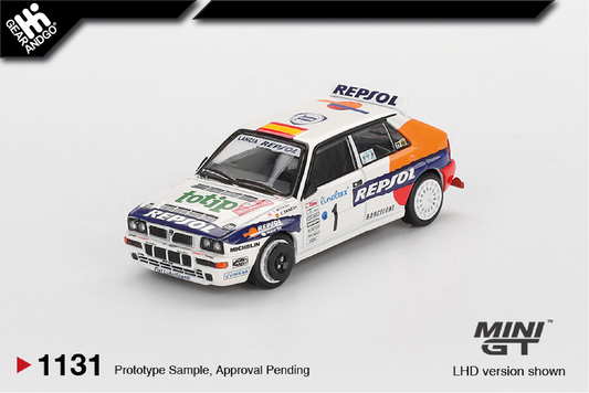 MINI GT 1131 - 1993 LANCIA DELTA INTEGRALE EVOLUZIONE #1 RALLY MONTE CARLO