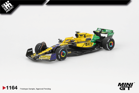 MINI GT 1164 - 2024 MCLAREN MCL38 #4 LANDO NORRIS MONACO GP