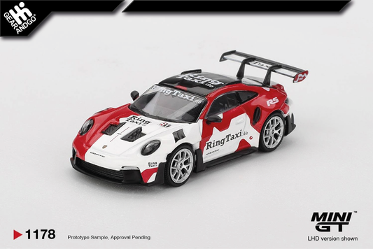 MINI GT 1178 - PORSCHE 911 (992) GT3 RS WEISSACH RINGTAXI