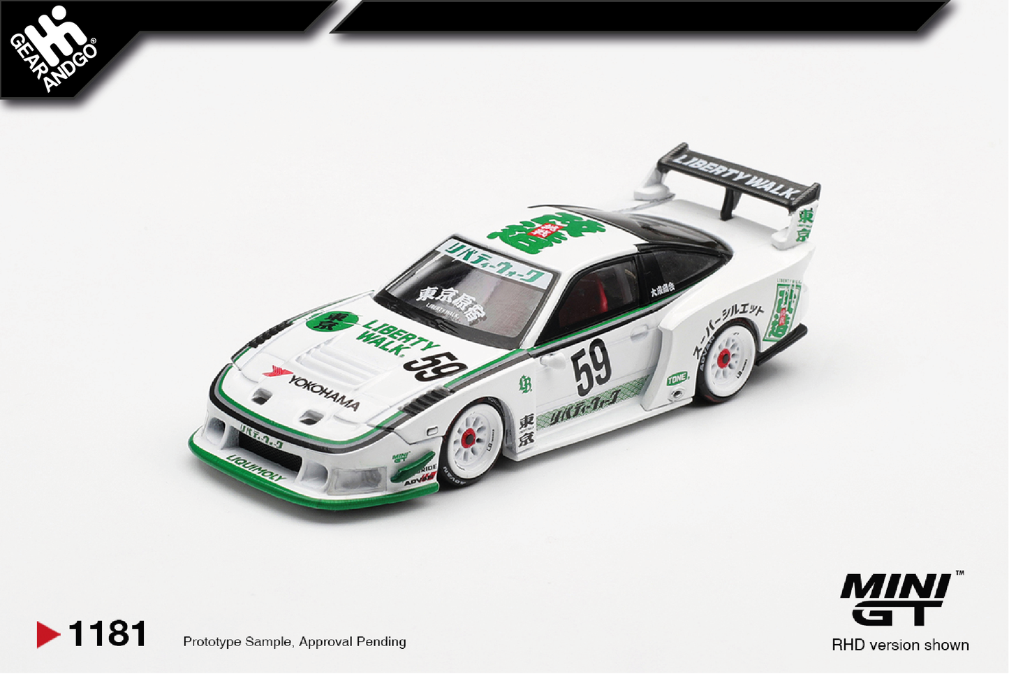 MINI GT 1181 - NISSAN LB-SUPER SILHOUETTE 180SX