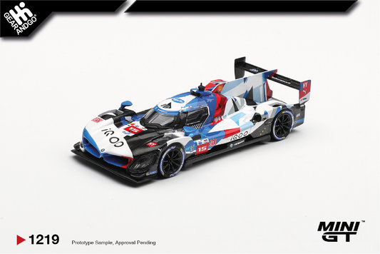 MINI GT 1219 - BMW M HYBRID V8 HYPERCAR #15 BMW M TEAM WRT  2024 LE MANS 24 HRS