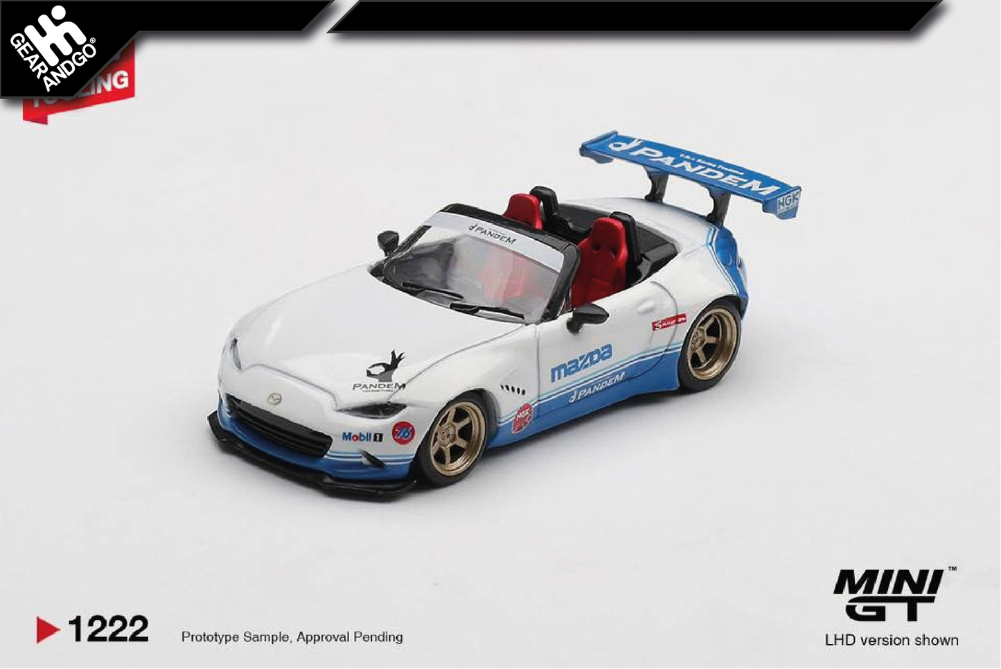 MINI GT 1222 - 2025 MAZDA MX-5 (ND) MIATA PANDEM IMSA