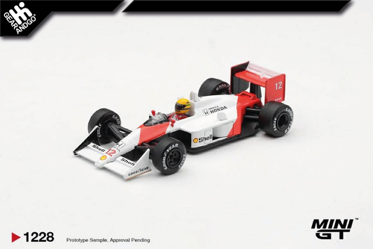 MINI GT 1228 - 1988 MCLAREN MP4/4 #12 AYRTON SENNA CANADIAN GRAND PRIX WINNER