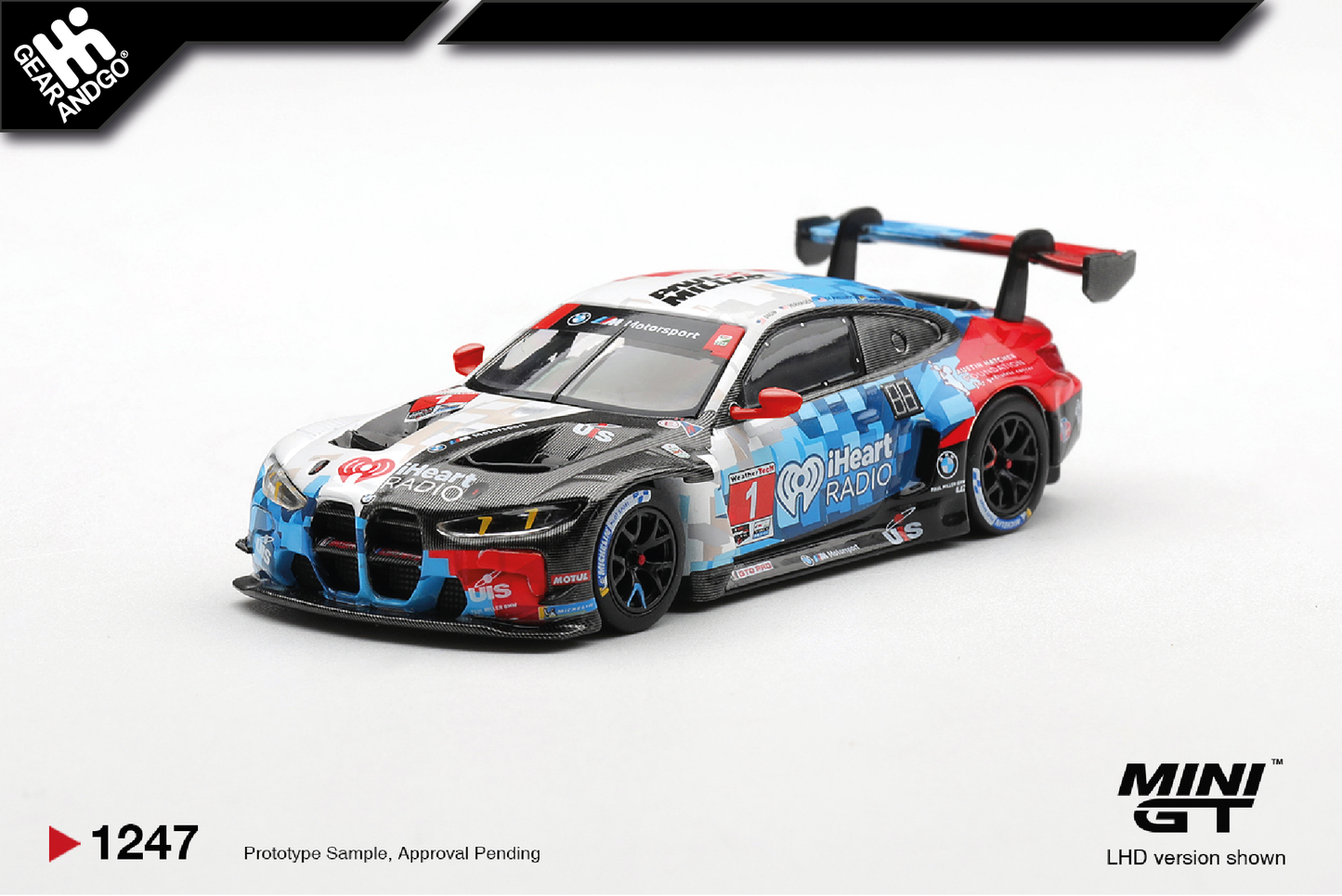MINI GT 1247 - BMW M4 GT3 EVO #1 PAUL MILLER RACING 2025 IMSA DAYTONA 24 HRS