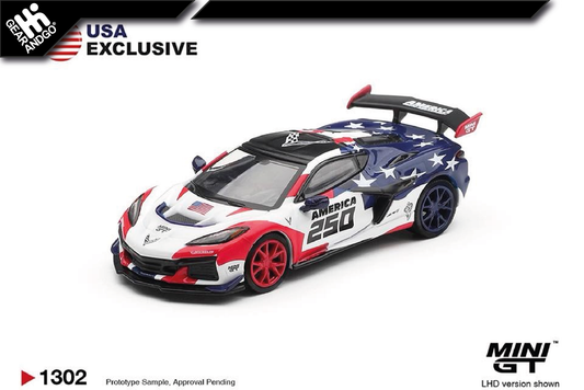 MINI GT 1302 - 2026 CHEVROLET CORVETTE ZR1 *AMERICA 250* USA EXCLUSIVE
