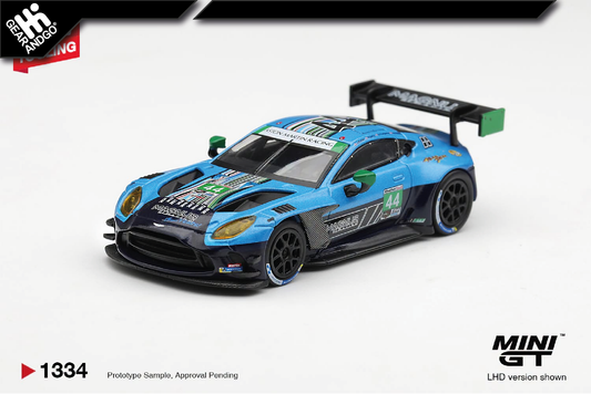 MINI GT 1334 - 2025 ASTON MARTIN VANTAGE GT3 EVO #44 MAGNUS RACING DAYTONA 24 HRS