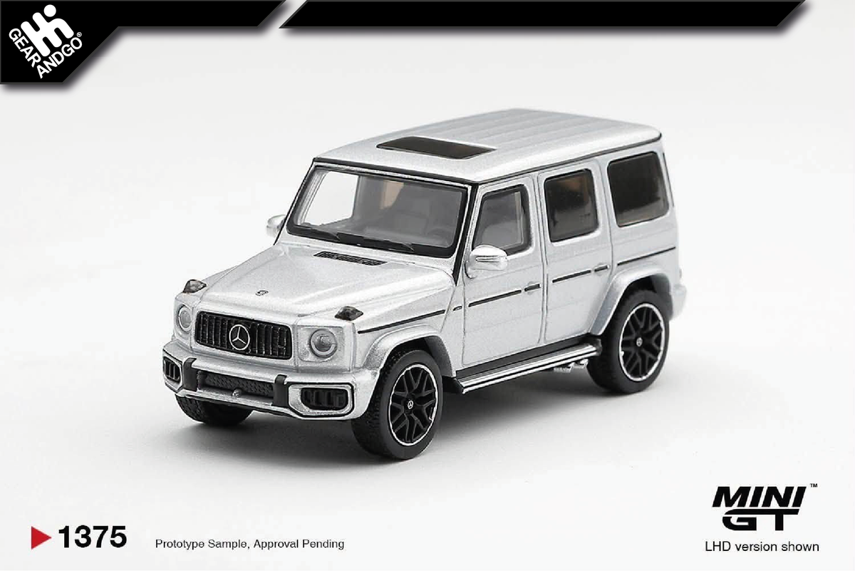 MINI GT 1375 - MERCEDES-AMG G 63 SILVER METALLIC