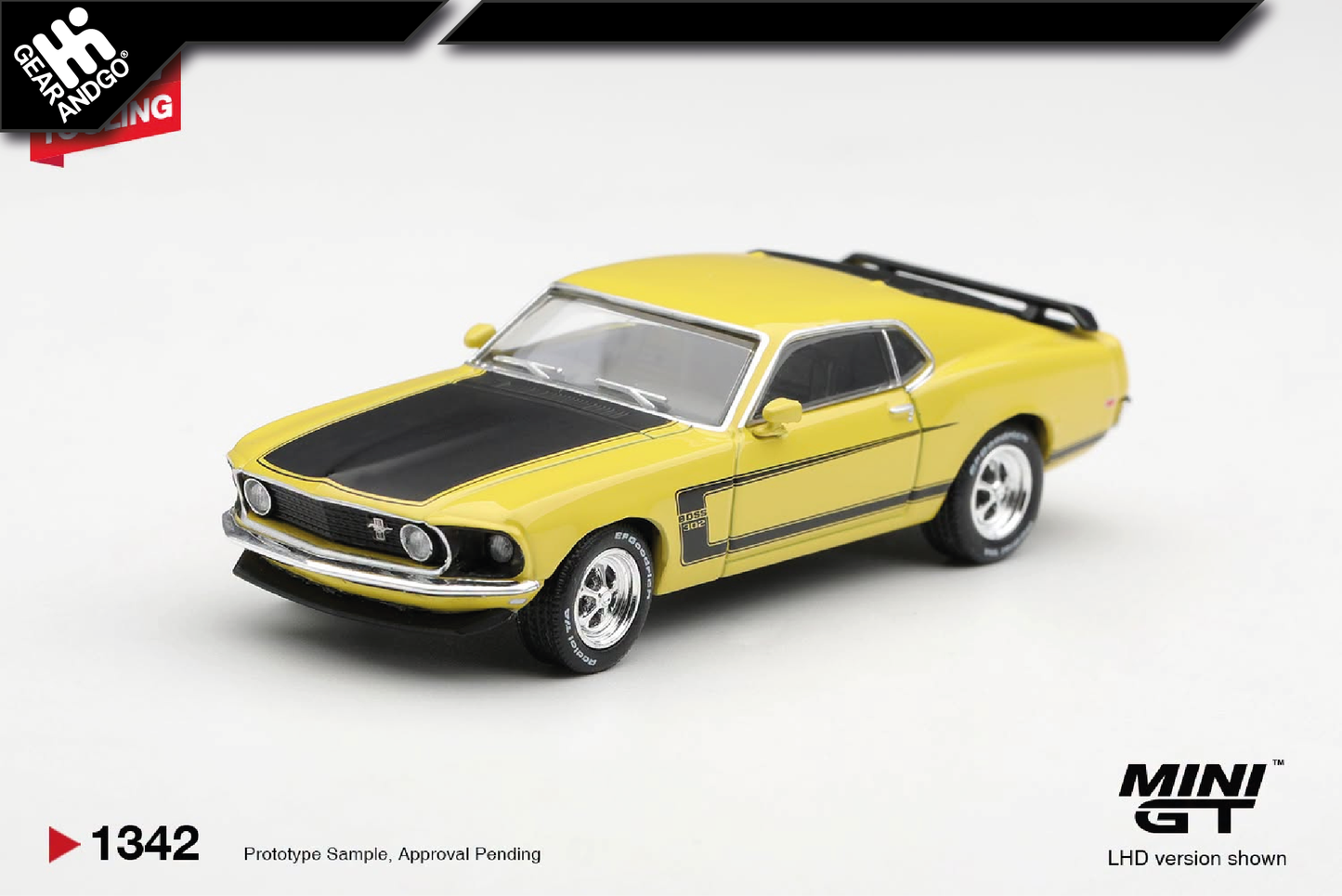 MINI GT 1342 - 1969 FORD MUSTANG BOSS 302