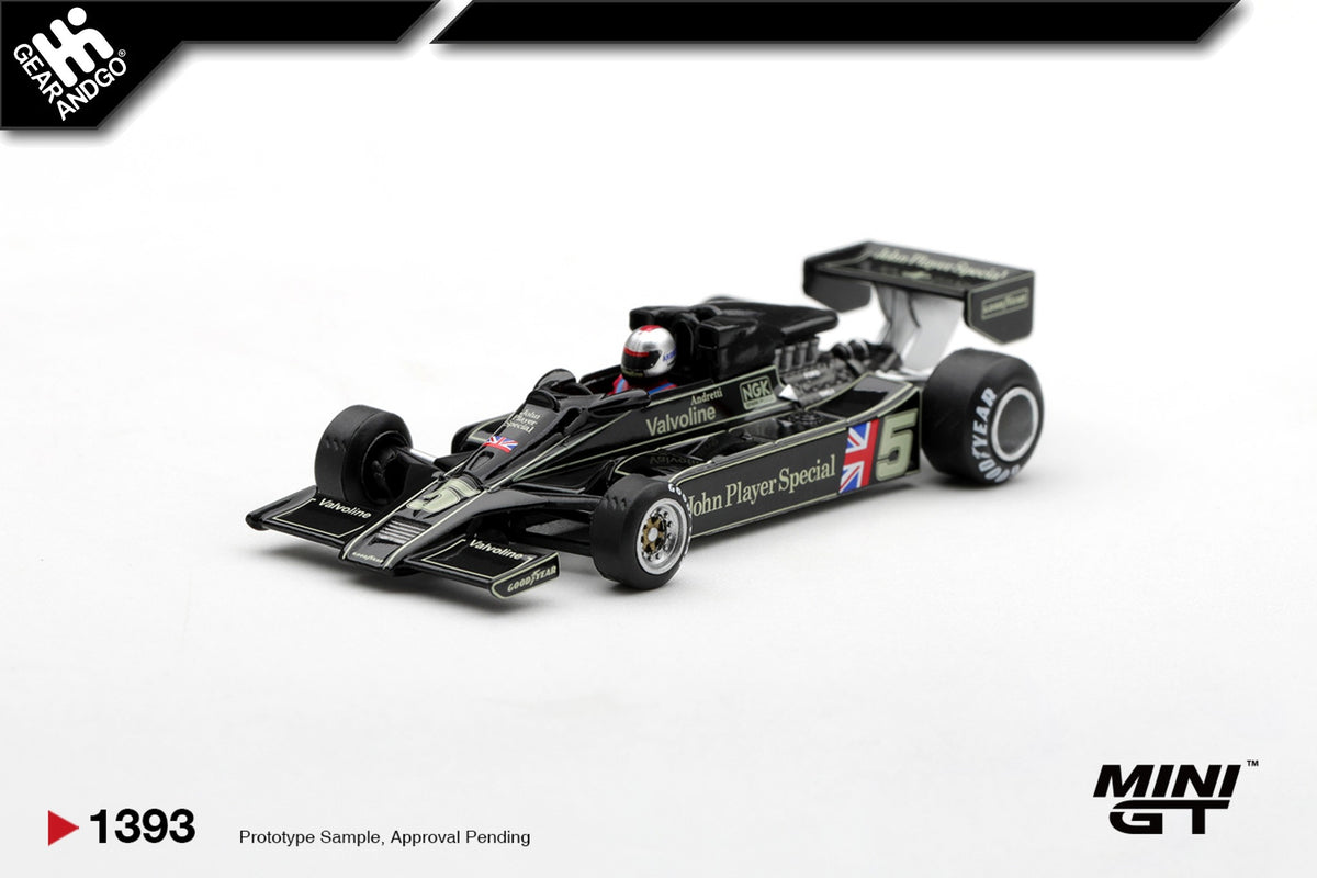 Mini GT 1393 Lotus 78 #5 Mario Andretti