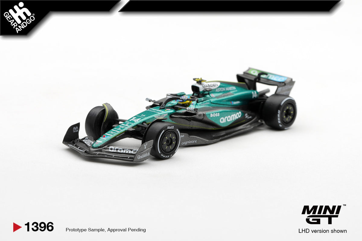 Mini GT 1396 Aston Martin AMR24 #14 Fernando Alonso
