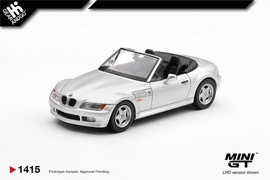 Mini GT 1415 BMW Z3 Titanium Silver