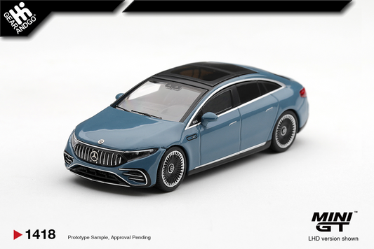 Mini GT 1418 Mercedes-AMG EQS 53 Blue