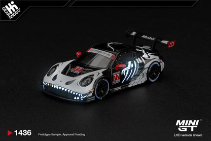 MINI GT 1436 - Porsche 911 GT3 R #77 AO Racing Skeleton