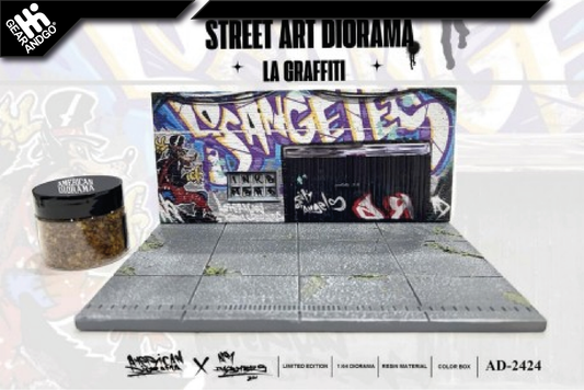 MINI GT X AMERICAN DIORAMA - 2024 ART LA GRAFFITI *DIORAMA STREET*