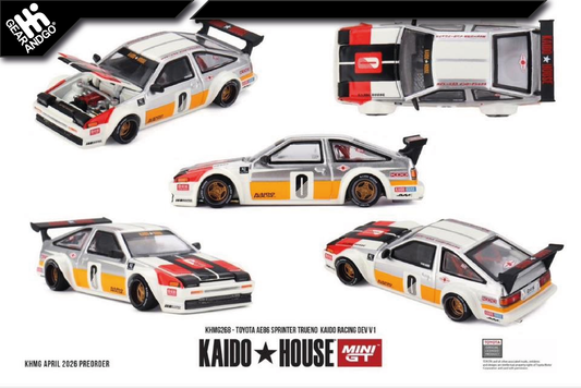 MINI GT KAIDO 268 - TOYOT AE86 SPRINTER TRUENO KAIDO RACING DEV V1
