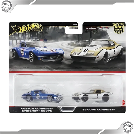 HOT WHEELS 2-PACK - CORVETTE - MIX 3 - 2024