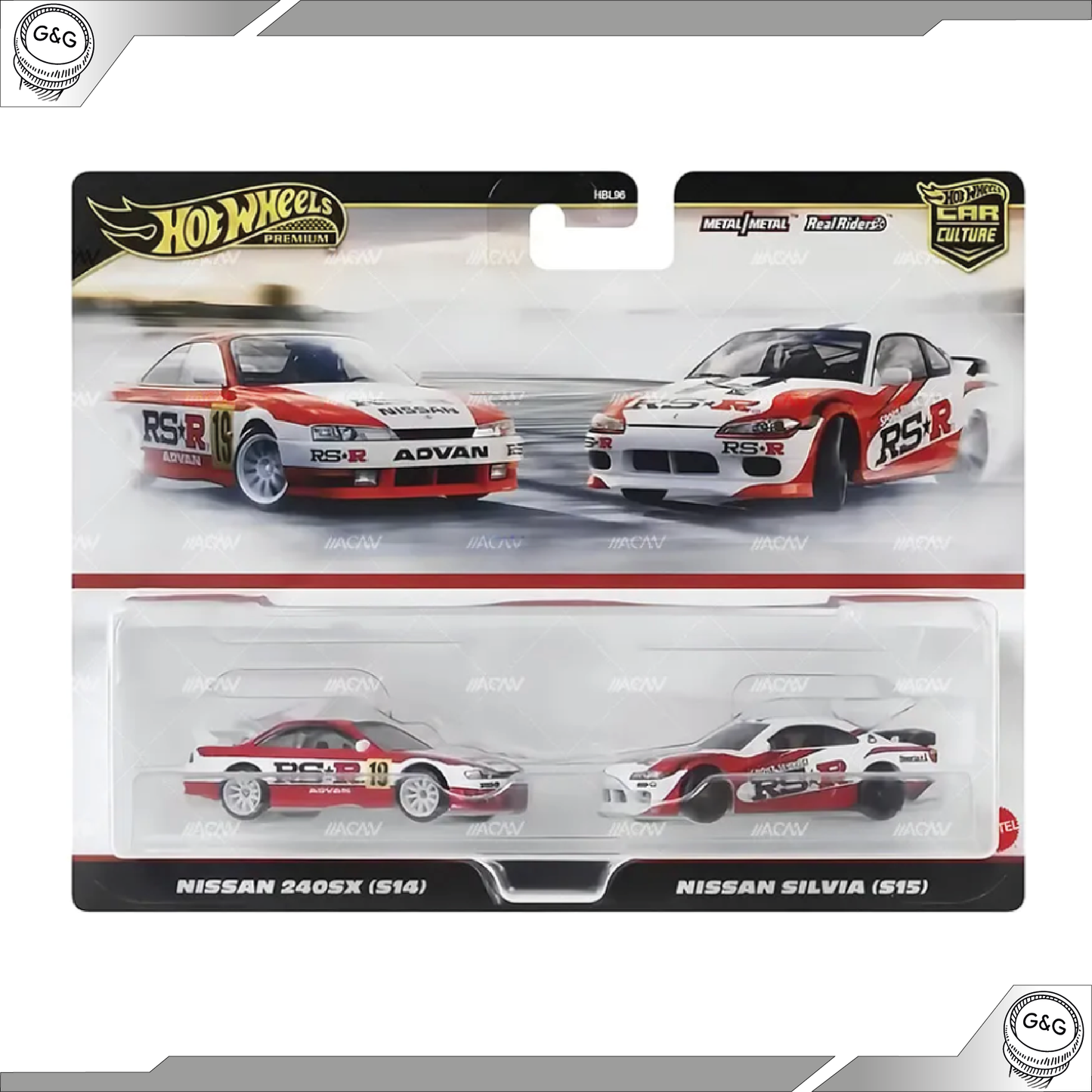 HOT WHEELS 2-PACK - NISSAN 240SX + SILVIA - MIX 3 - 2024