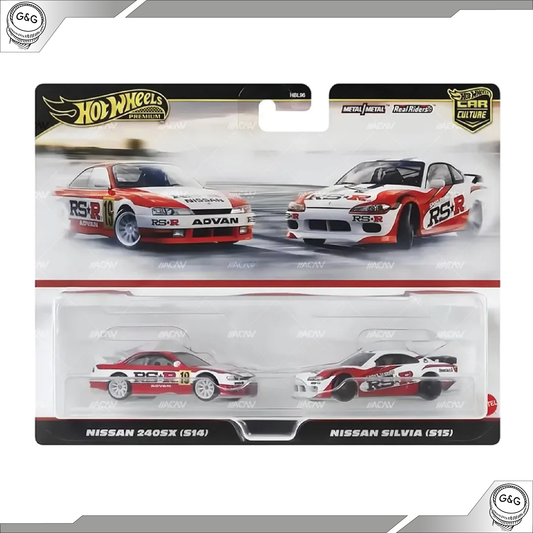 HOT WHEELS 2-PACK - NISSAN 240SX + SILVIA - MIX 3 - 2024