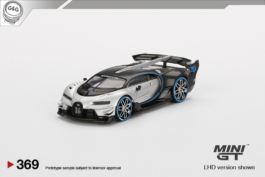 MINI GT 369 - BUGATTI VISION GRAN TURISMO SILVER