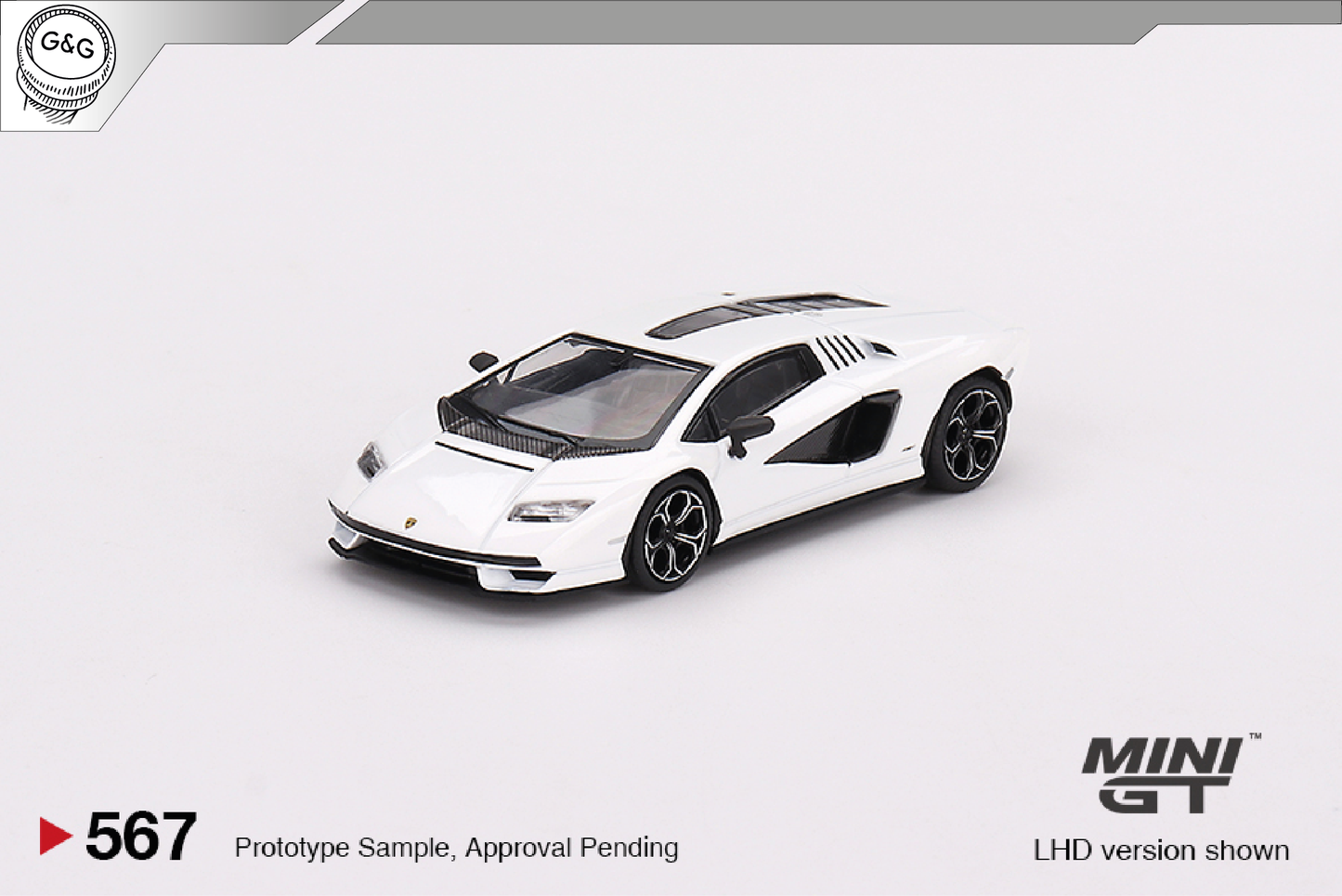 MINI GT 567 - LAMBORGHINI COUNTACH LPI800-4 - NA KARTĚ