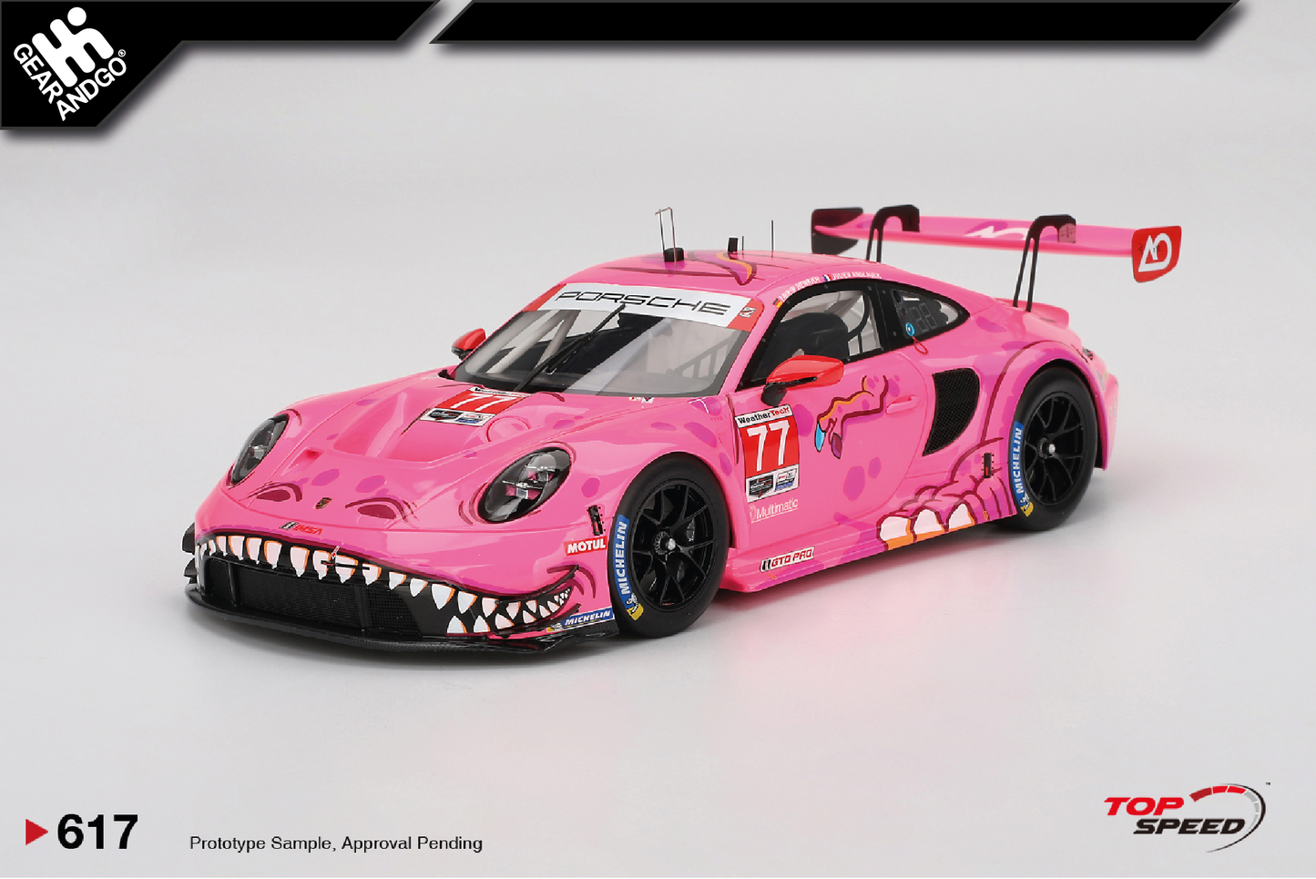 TOP SPEED 617 - PORSCHE 911 GT3 R #77 AO RACING 2024 IMSA ROAD AMERICA