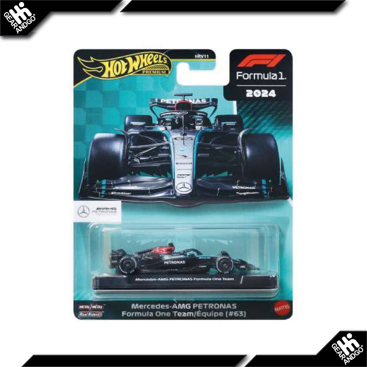 HOT WHEELS FORMULA 1 - F1 MERCEDES BENZ #63 GEORGE RUSSELL