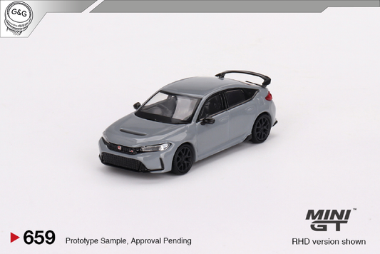 MINI GT 659 - HONDA CIVIC TYPE R SONIC GRAY PEARL 2023