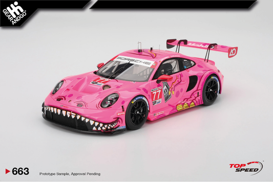 TOP SPEED 663 - PORSCHE 911 GT3 R (992) #77 AO RACING 2025 IMSA DETROIT GRAND PRIX