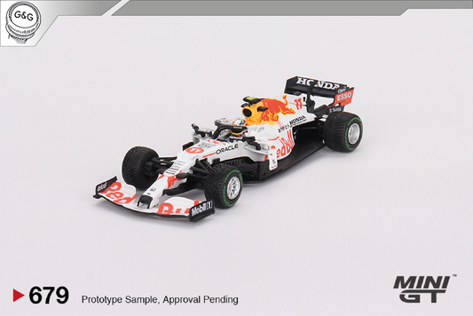 MINI GT 679 - 2021 RED BULL RB16B #11 SERGIO PEREZ 3RD PLACE