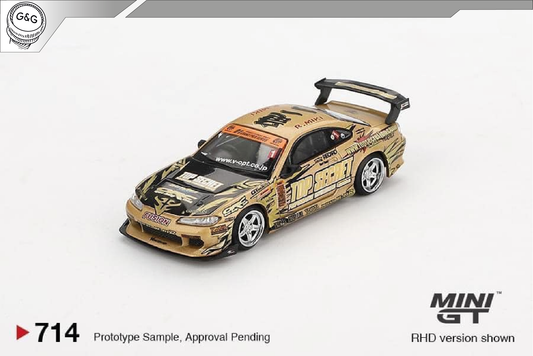 MINI GT 714 - 1999 NISSAN SILVIA S15 TOP SECRET D1GP