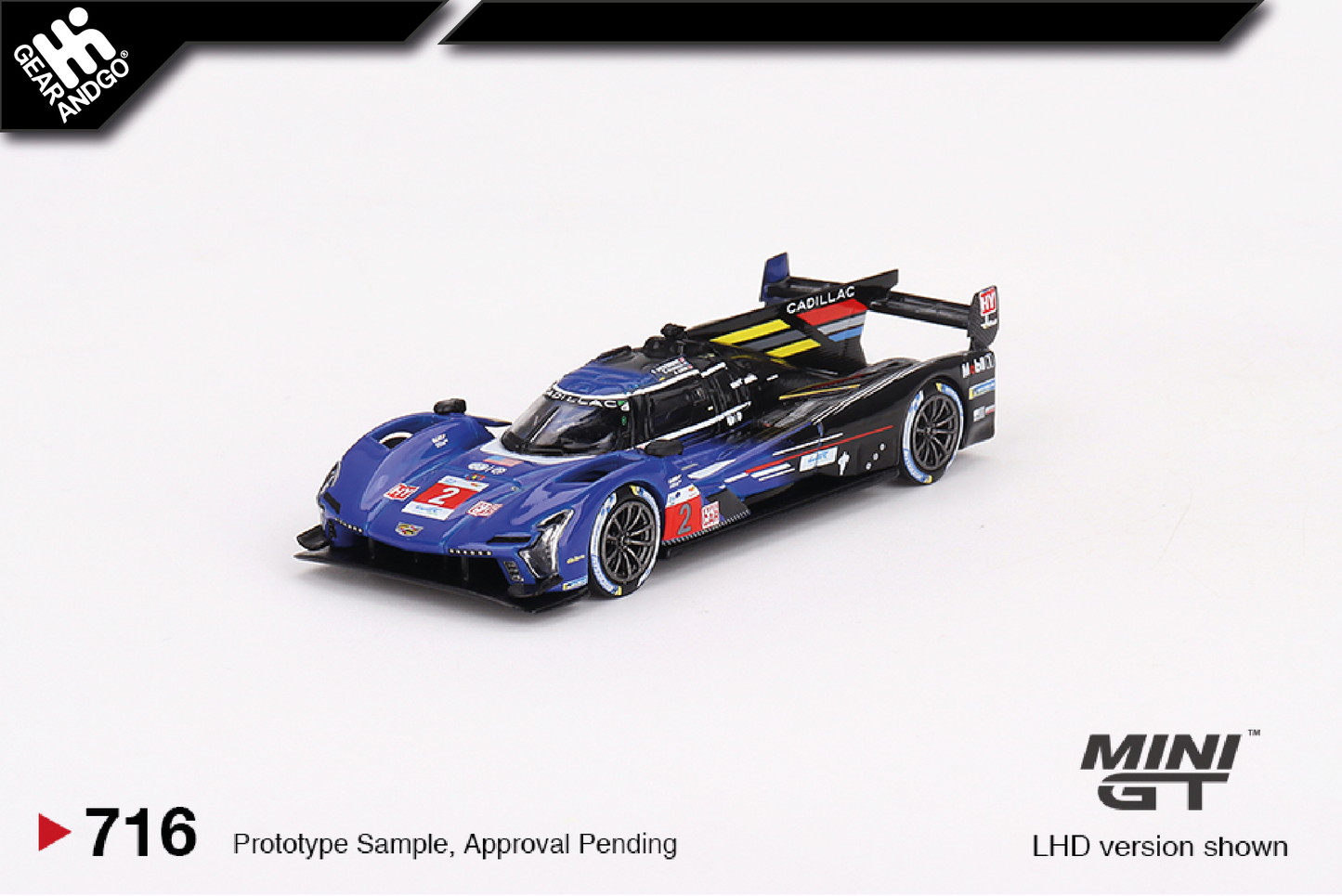 MINI GT 716 - CADILLAC V-SERIES.R #2 CADILLAC RACING 2023 LE MANS 24 HRS 3RD PLACE
