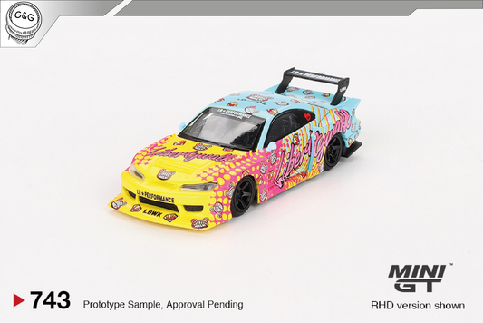 MINI GT 743 - NISSAN LB-SUPER SILHOUETTE S15 SILVIA LBWK KUMA