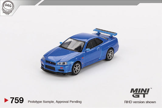 MINI GT 759 - NISSAN SKYLINE R34 V-SPEC