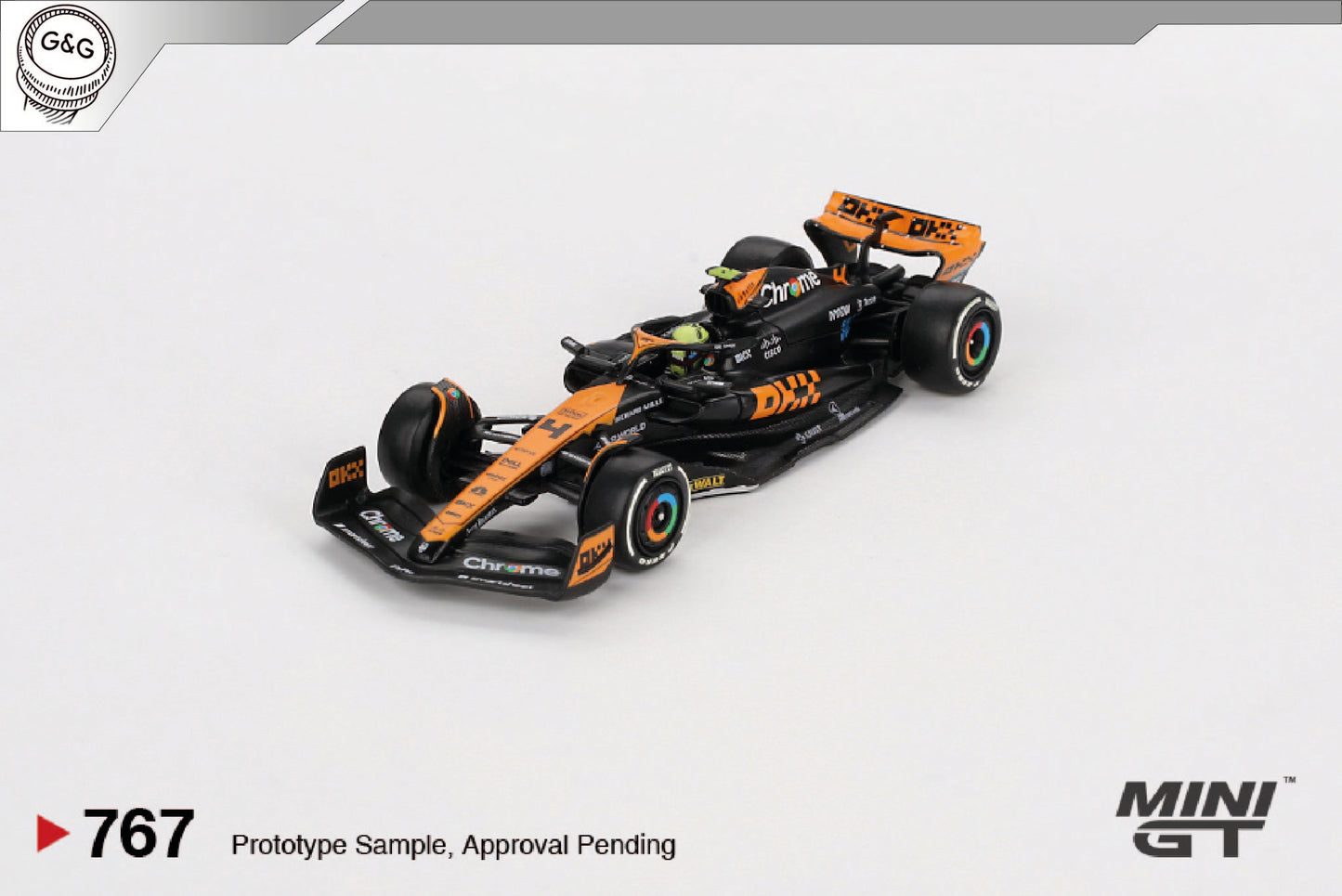 MINI GT 767 - MCLAREN MCL60 LANDO NORRIS 2023